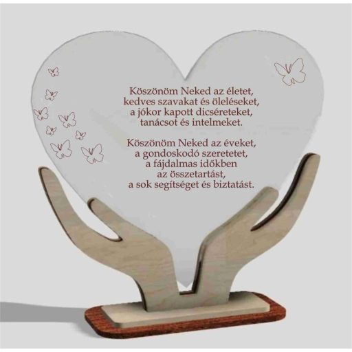 Anyák napi fa ajándéktábla 