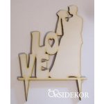 Esküvői tortadísz, Love és vőlegény-menyasszony