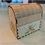 Sorsjegy gyűjtő doboz, nászajándékdoboz esküvőre kalóz láda Sorsjegy gyűjtő doboz, nászajándékdoboz esküvőre kalóz láda