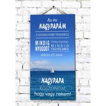 MATRÓZ NAGYPAPÁM Ajándék tábla