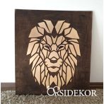 2 rétegű oroszlán falikép fából 2 rétegű oroszlán falikép fából
