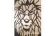 2 rétegű oroszlán falikép fából
