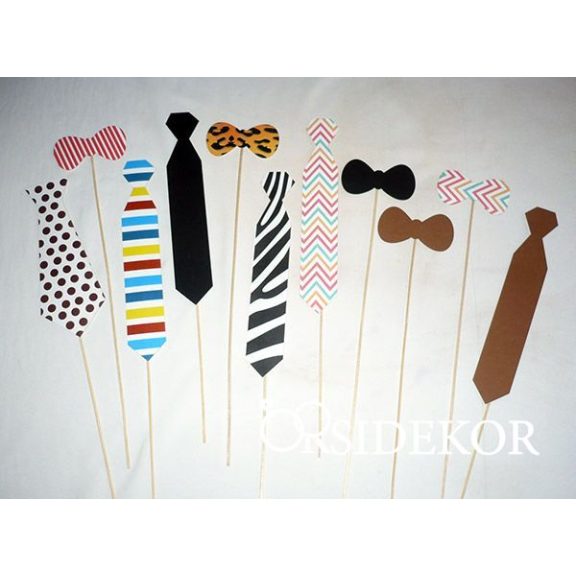 Vicces fotósarok kellékek papírból - 15 db vegyes