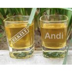 Lánybúcsú feles pohár ELKELT feliratos 