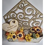 Szülőköszöntő napraforgó boríték