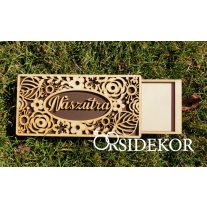 Pénztartó esküvői nászajándék átadó doboz