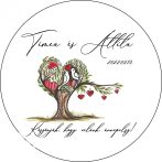 Esküvői kör matrica választható grafikával Esküvői kör matrica választható grafikával