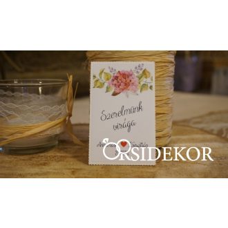 Virágmagos köszönőajándék