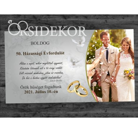 TE VAGY AZ IGAZI SZÜRKE Házassági évforduló tábla TE VAGY AZ IGAZI SZÜRKE Házassági évforduló tábla