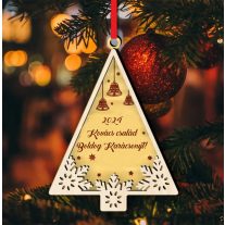 Megszemélyesített fenyő karácsonyfadísz