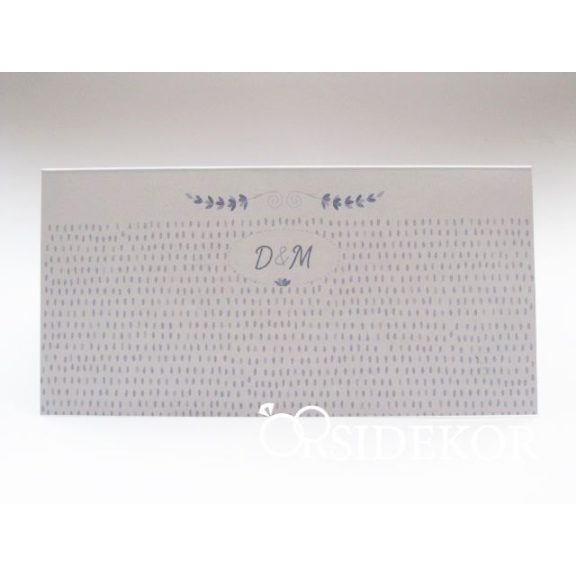 Levendulás esküvői meghívó