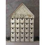 Adventi naptár házikó Adventi naptár házikó