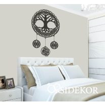 4 részes életfa falikép fából