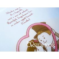 Pausz esküvői meghívó egyszerű masnival