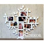 Leveles családfa fából