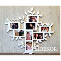 Leveles családfa fából