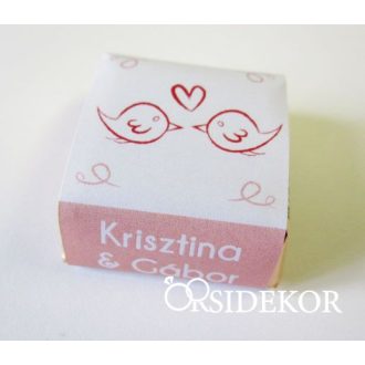 Köszönetajándék csoki galambos