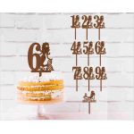 Hableány tortadísz szülinap