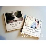 Fényképes fa köszönetajándék hűtőmágnes