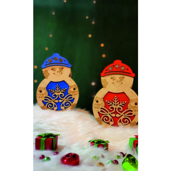 Karácsonyi csokis doboz, Hóember doboz 