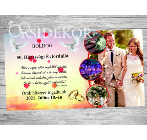 LUFIS Házassági évforduló tábla LUFIS Házassági évforduló tábla