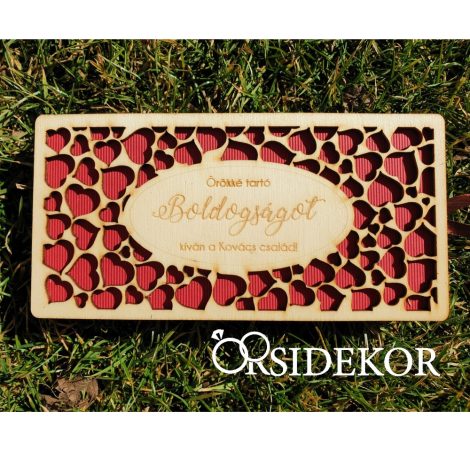 Pénztartó esküvői nászajándék átadó doboz Pénztartó esküvői nászajándék átadó doboz