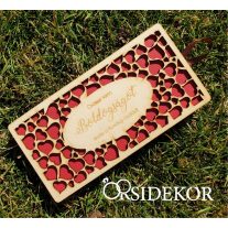 Pénztartó esküvői nászajándék átadó doboz