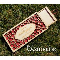 Pénztartó esküvői nászajándék átadó doboz