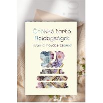 Nászajándék pénzátadó képkeret esküvőre