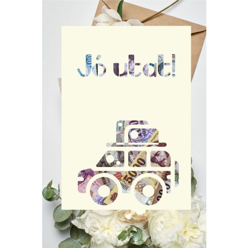 Nászajándék pénzátadó képkeret esküvőre