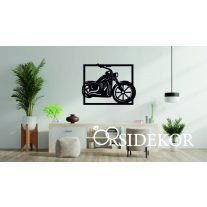 Chopper motor falikép fából