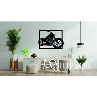 Chopper motor falikép fából