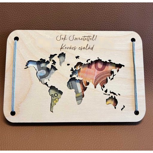 Pénzátadó esküvőre _ térkép