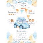 Babaköszöntő, baba születési tábla, falikép