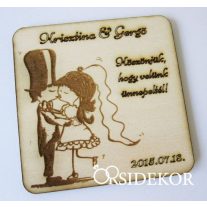 Köszönetajándék poháralátét