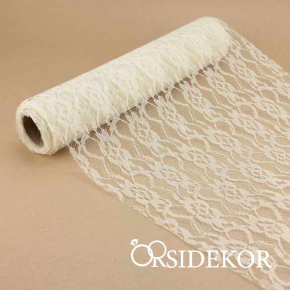 Szines csipke dekorációs anyag - asztali futó