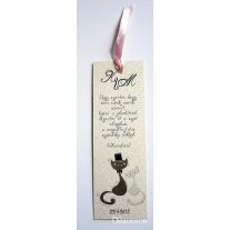 Egyedi esküvői köszönetajándék könyvjelző