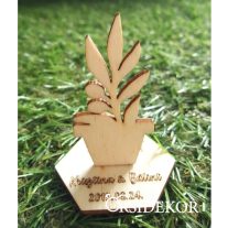 Oliva köszönetajándék és ültetőkártya 2 az 1-ben