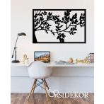 Faág levelekkel falikép fából Faág levelekkel falikép fából