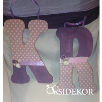 Monogram fából - 2 db/csomag