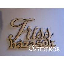 Friss házasok felirat