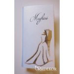   Áttört mintás esküvői meghívó menyasszony-vőlegény kivágással