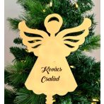 Karácsonyfa csúcsdísz megszemélyesítve angyalkás Karácsonyfa csúcsdísz megszemélyesítve angyalkás