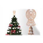 Karácsonyfa csúcsdísz angyalkás Karácsonyfa csúcsdísz angyalkás