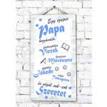 SZUPER PAPA Ajándék tábla