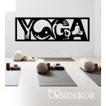 Jóga, Meditáció, Ohm falikép fából