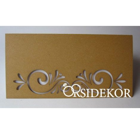 Indás áttört mintás esküvői meghívó Indás áttört mintás esküvői meghívó