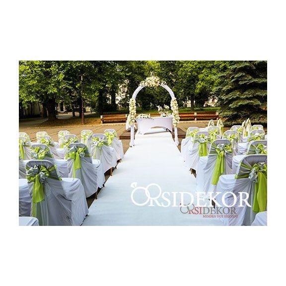 Bevonulási szőnyeg - vetex fehér esküvőre