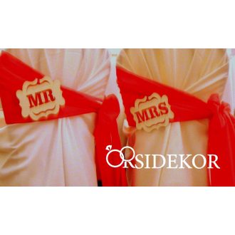 Mr & Mrs táblácska 