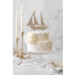 SZÉLVÉSZ VITORLÁS Esküvői tortadísz SZÉLVÉSZ VITORLÁS Esküvői tortadísz